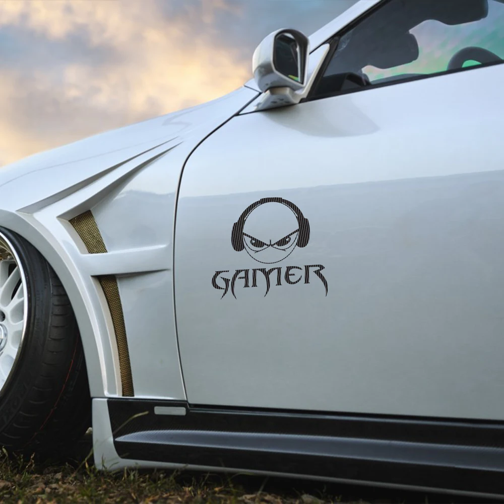 

Наклейка на автомобиль GAIYIER 25x20 см с изображением мальчика с наушниками, виниловая пленка-деколь для окон автомобиля, бампера, мотоцикла, ноутбука, украшение, автоаксессуары