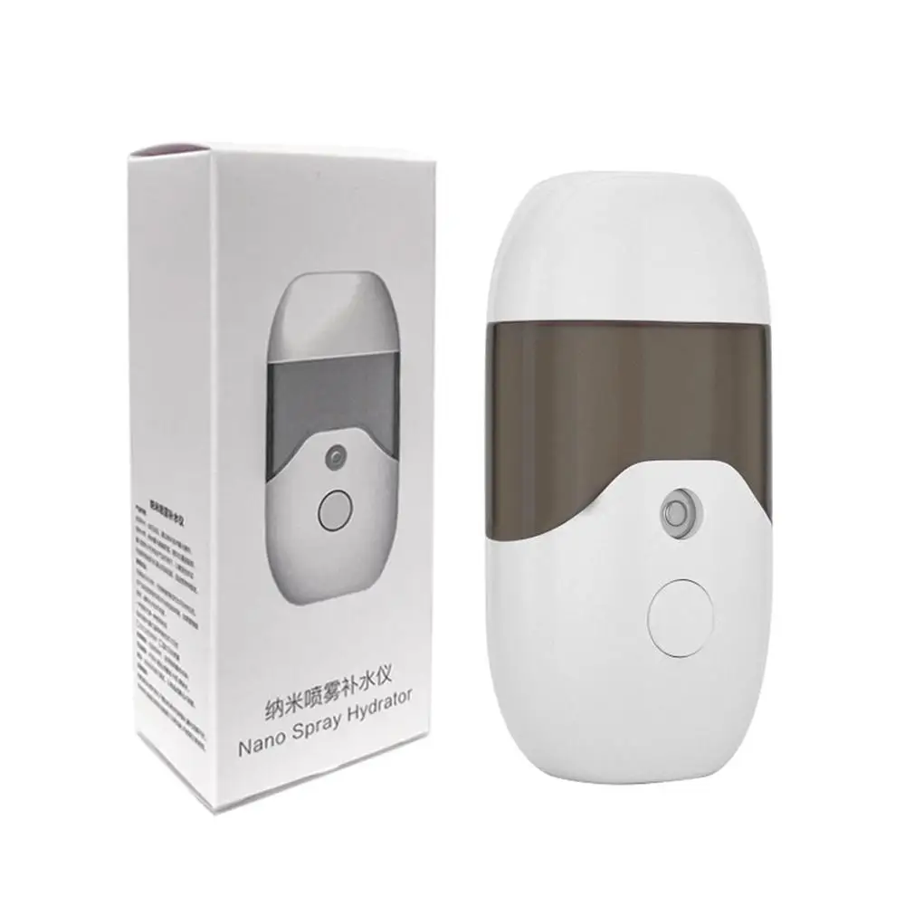 Facial Mist Face Steamer Spa Atomizer USB Mini Spa Face Steamer Portable Humidifier Rechargeable Moisturizing Nano