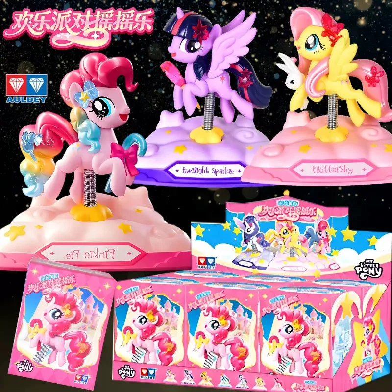 

Auldey Anime Figure My Little Pony Pinkie Pie Twilight Sparkle Blind Box Toys Joyful Party Shaking Joy Collection Ornament Gifts