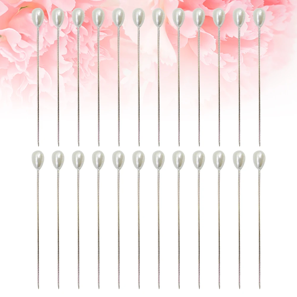 

100 Pcs Locating Pins Pins Bridal Bouquet Corsages Buttonhole Decorations Floral Bouquet Pin Floral Bride Sewing Projects