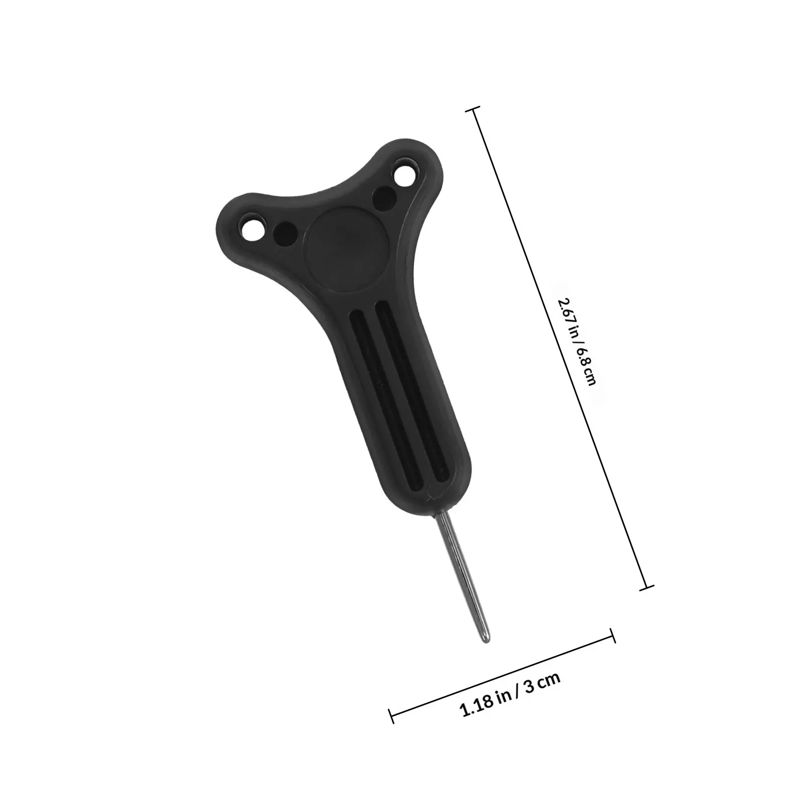 Black Plastic Braille Pen Ergonomic Writing Stylus for Blind Visually Impaired Learning Braille Alphabet Essential Supply