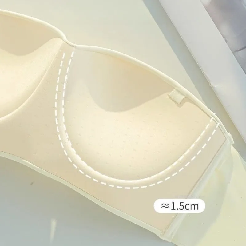 Reggiseni senza cuciture con fibbia anteriore senza spalline per donna Reggiseno push up imbottito invisibile senza ferretto Comfort Lingerie sexy Нижнее Белье