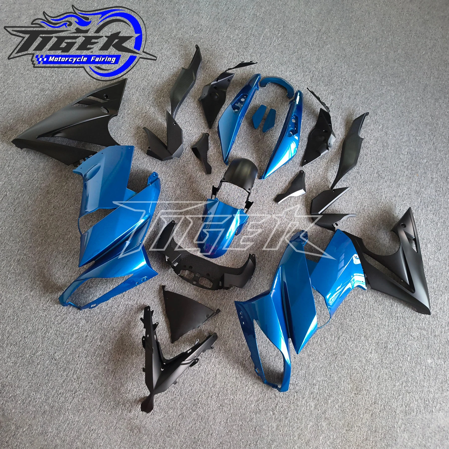 Plastic Head Cowl Kits for Kawasaki Ninja650 ER6F ER-6F 2009 2010 2011 Nose Headlight Cover Top Front Panel Head Fairing Upper