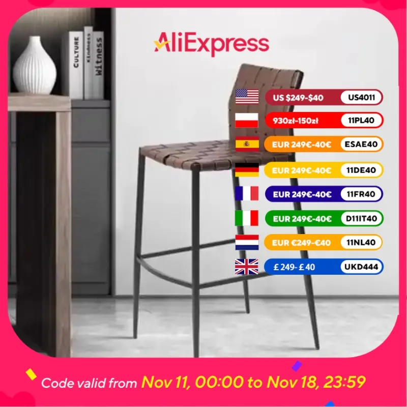 

Minimalist Kitchen Bar Stools Counter Vintage Breakfast Nordic Bar Stools Outdoor Industrial Taburetes Altos De Cocina Furniture