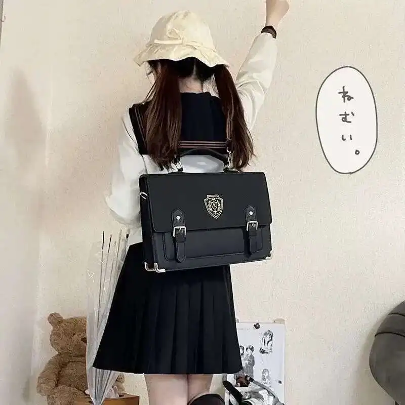 

Japanese Preppy Style JK Backpacks Girls Cute Aesthetic Schoolbags Women Students Sweet Fashion Backpack Anime