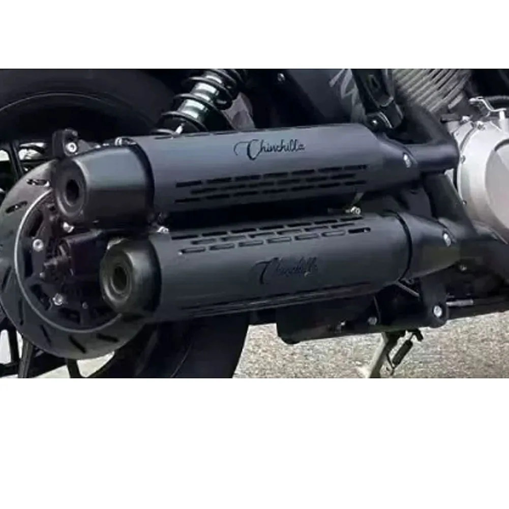 For Benda Chinchilla 500 Chinchilla500 Benda 450  Motorcycle Exhaust Pipe Protector Heat Shield Cover Guard Anti-scalding Cover