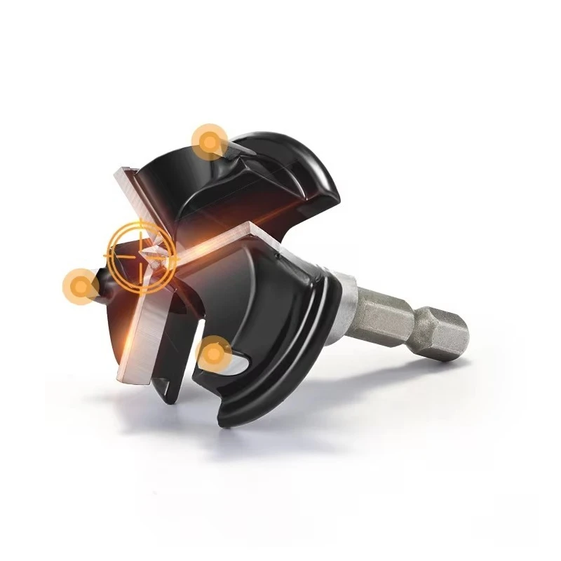 35mm Tungsten Hinge Drill Bit Ultra Short Shank Woodworking Tool, Hole Cutter for Cabinet Hardware Installation