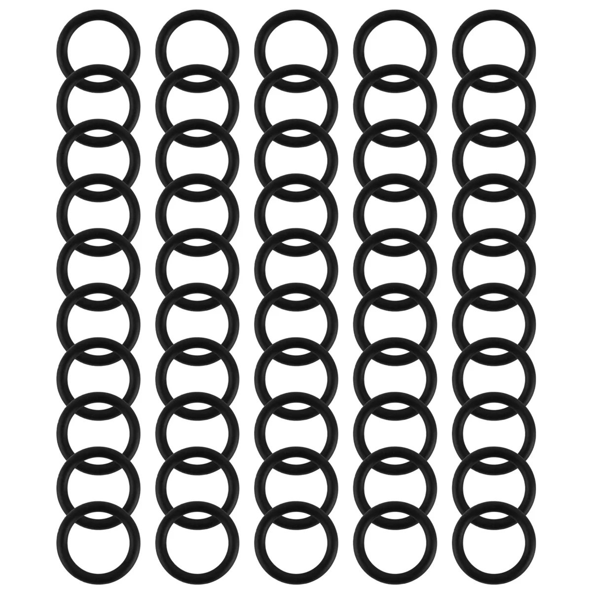 50 x nitrile rubber O ring black 11 mm x 15 mm x 2 mm Washer Sealing bags Rubber pads