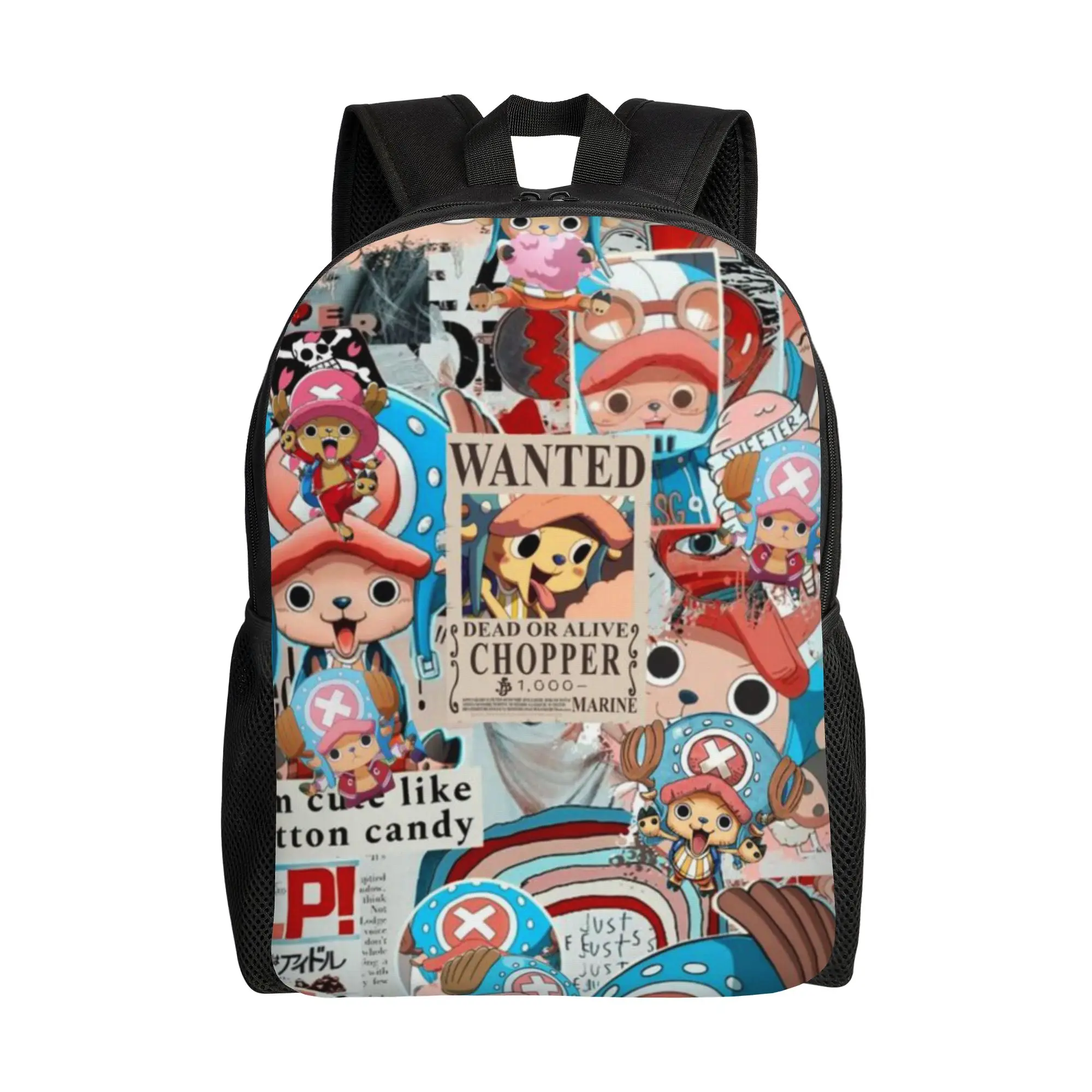 

Back to school season Classic Tony Tony Chopper (2) Laptop Bag One Piece Girl Boy Backpack