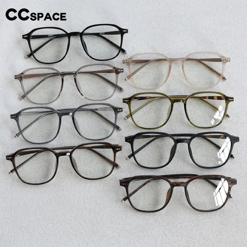 55686 Trending Blue Light Blocking Men\'s Glasses Gaming TR90 Matte Black Anti Ray Eyeglasses Women Transparent Fashion Eyewear