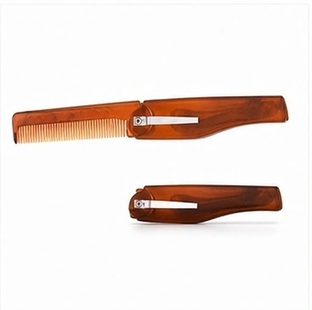Foldable Hair Brush Folding Styling Comb for Men Combs Pocket Thick Beard Mens Hairbrush