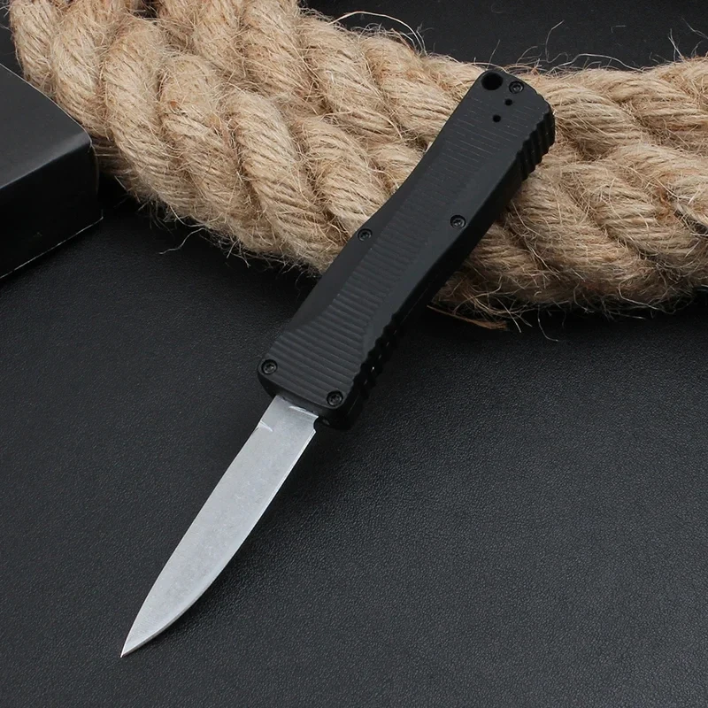 BM 4850 Folding Mini Tactical Pocket Knife 440C Drop Point Blade Zinc Alloy Handle Survival Hunting Outdoor EDC Men\'s Gifts Tool