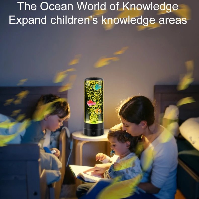 Creative Plug-in Jellyfish LED Home Decoration Handicrafts and Ornaments