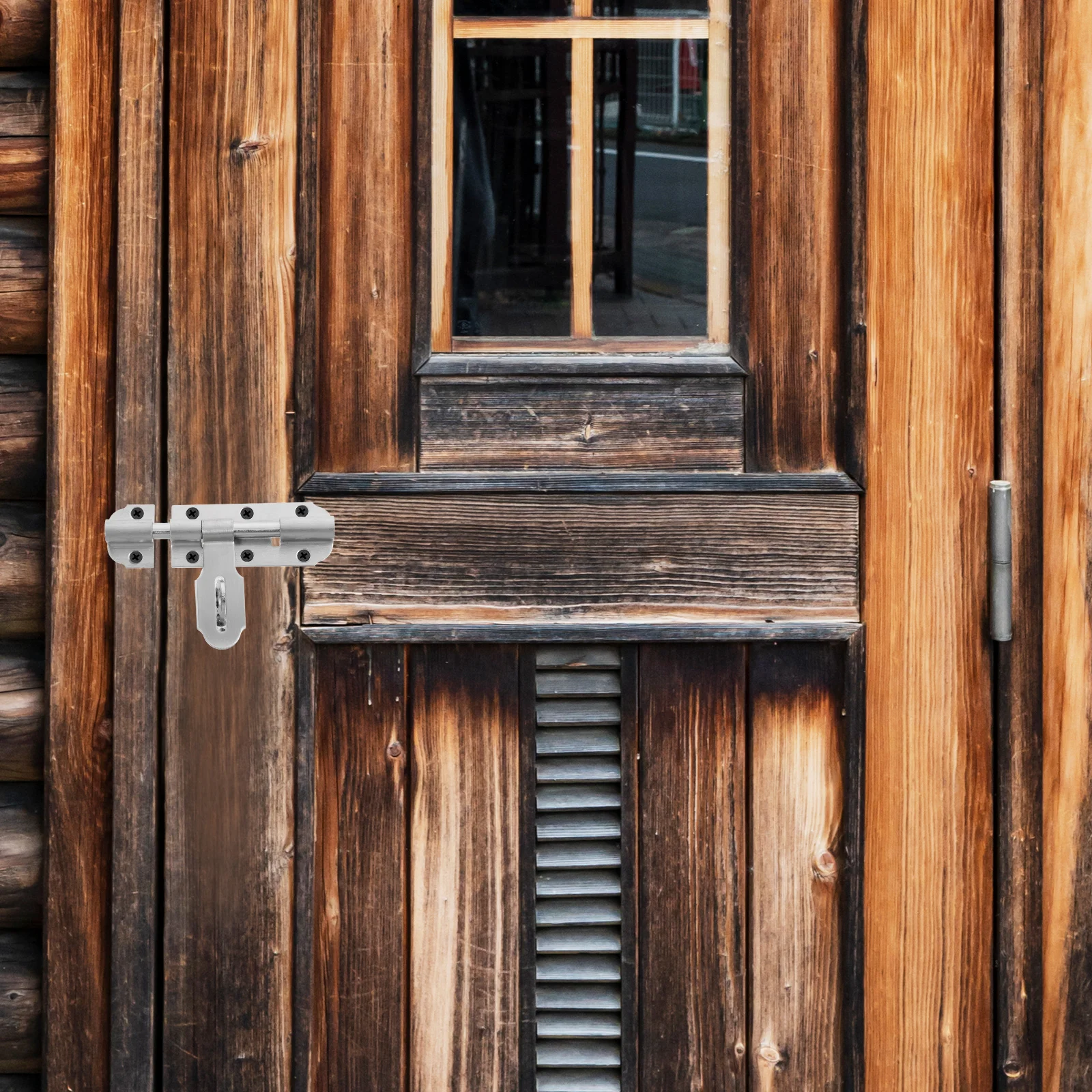 

Stainless Steel Barrel Bolt Slide Lock 4 Inch Heavy Duty Latch For Door Window Gate Bathroom Smooth Easy Install