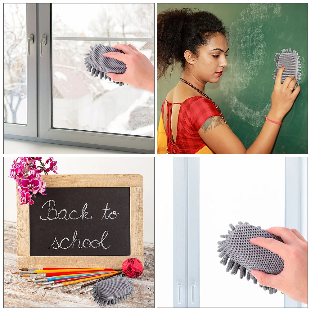 

3Pcs School Blackboard Eraser Chenille Material Whiteboard Chalk Cleaner Classroom Office Home School Blackboard Eraser