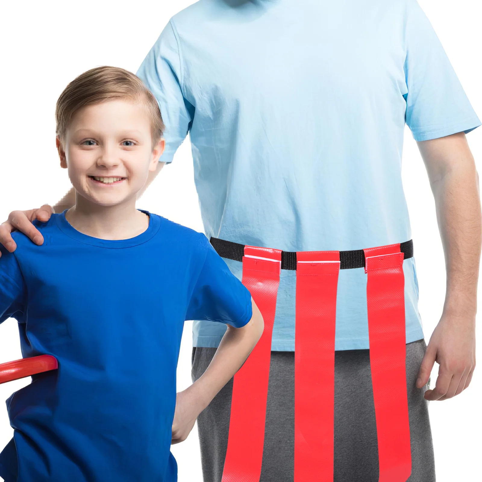 Bandera de cintura para deportes al aire libre, cinturón de fútbol ajustable, bandera de entrenamiento de Rugby, equipo de fútbol, cinturón de Rugby para jóvenes y adultos, 2 uds.