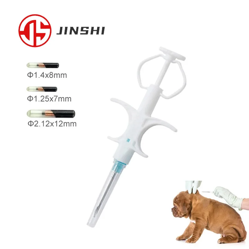 

20pcs/Pack Pet EM4305 Microchip 134.2KHz FDX-B Animal ID Chip Animal Microchip Syringe International Standard