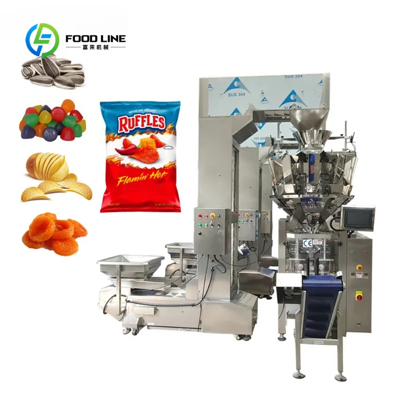 Customized Granule Packaging Machine Electric Automatic High-Speed Weighing Wrapping Sealing Laminated Film Pouch Bag Machine