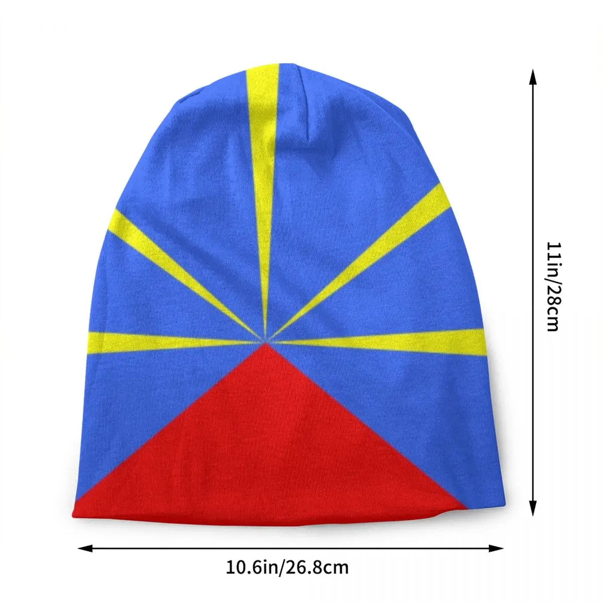 974 Reunion Island Flag Bonnet Hat Knitted Hat Men Women Cool Unisex Adult Reunionese Proud Warm Winter Skullies Beanies Caps