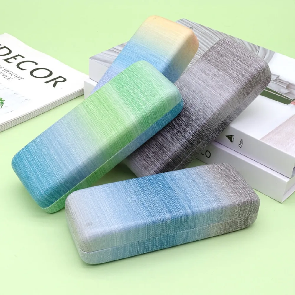 Rainbow Color Glasses Case Portable Simple Anti Pressure Eyeglasses Accessories Creative Convenient Sunglasses Box for Student