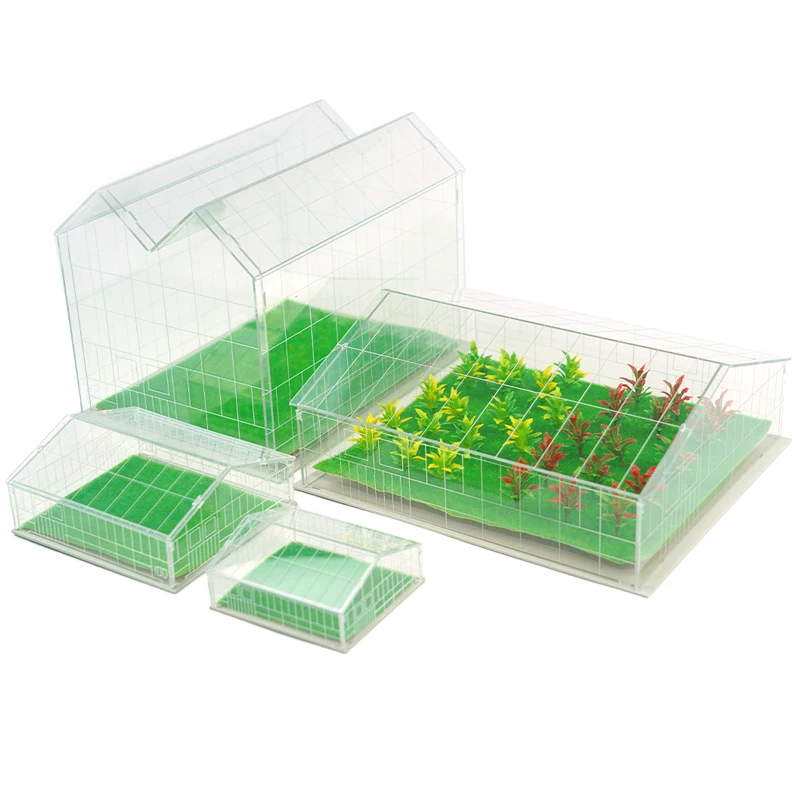 新しい田舎野菜温室砂テーブルモデル組立手作りクリエイティブ趣味ビルディングブロックセット