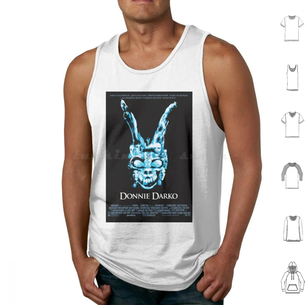 Donnie Darko-Movie Poster Poster Tank Tops Vest Sleeveless Donnie Darko Movie Movies Pop Culture Clut Classic Film Odd Tumblr