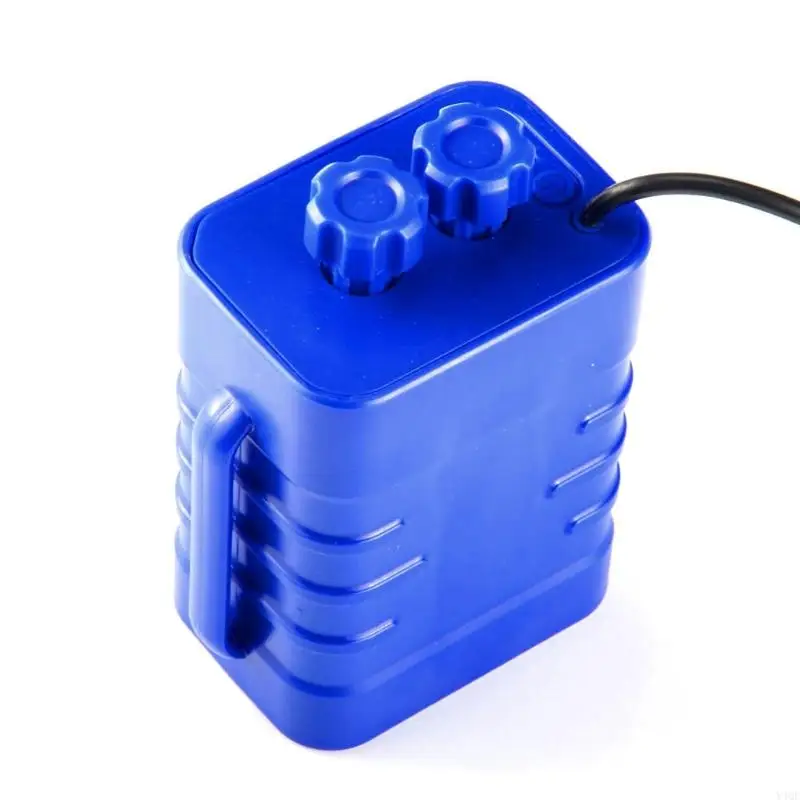 Y4QF 12V Waterproof USB 6x 18650 Penyimpanan baterai untuk kotak case untuk LED sepeda untuk