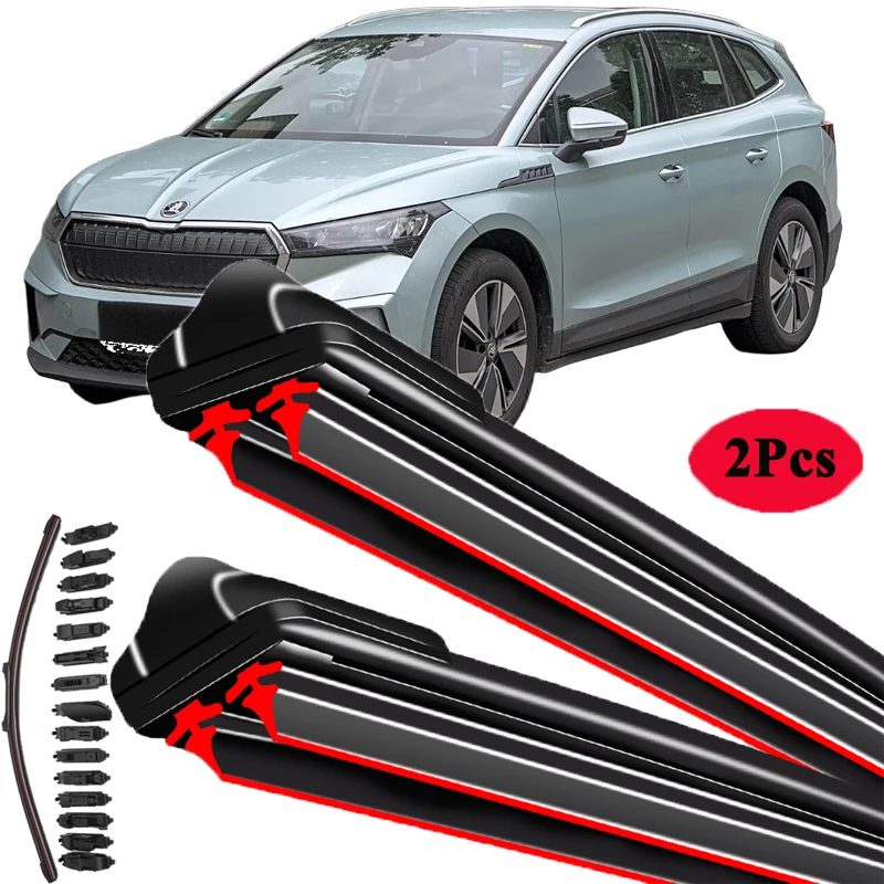 

For Skoda Enyaq 2020-2024 Car Windshield Wiper Blade Front Windscreen Brushes Washer Accessories Cleaning Replacement Parts