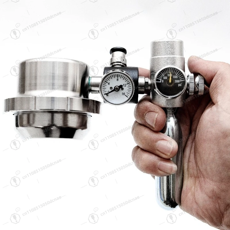 Mini Pneumatic Espresso Machine 9Bar Air Driven Coffee Maker Portable Manual Extractor