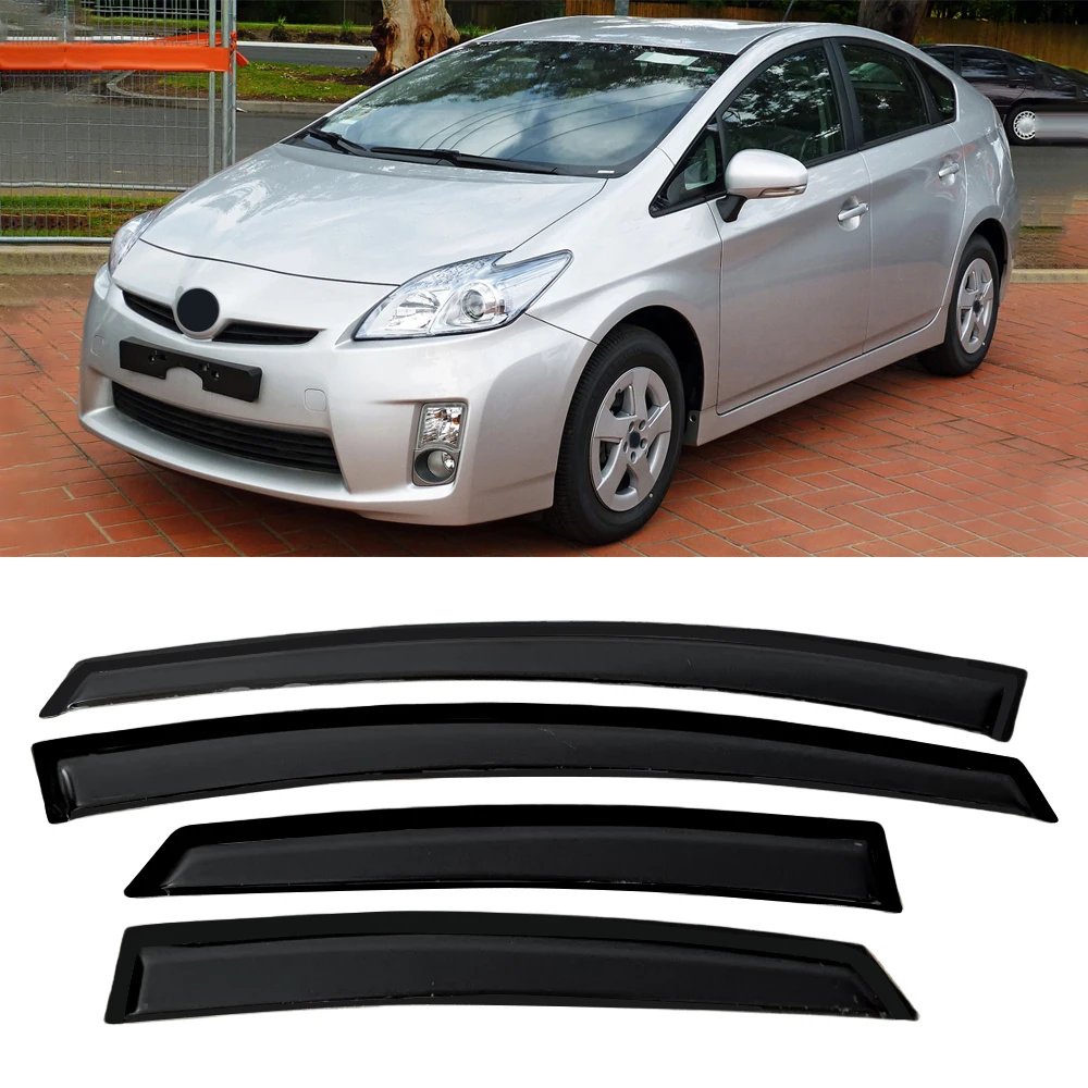 

Window Visor for TOYOTA PRIUS XW30 2010 2011 2012 2013 2014 2015 Wind Deflectors Rain Guards Door Visor Vent Shades Ventvisor