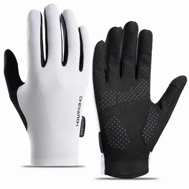 AliExpress NONE Cycling Gloves Lightweight Breathable Non-slip Full-Finger Gloves SBR High Elasticity Shock Absorption Cycling Gloves