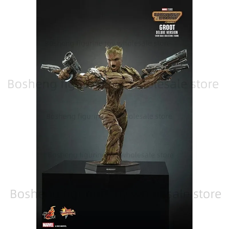 Hottoys MMS707 Guardians of the Galaxy Vol. 3 Groot 1/6 Deluxe Ver In Stock Anime Action Collection ألعاب مجسمة #3