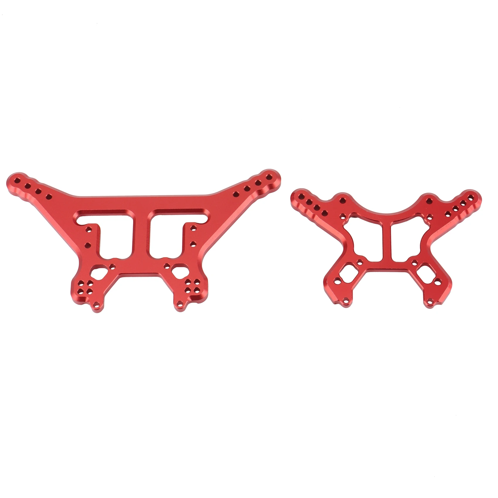 1 Set Metal Front and Rear Shock Tower Shock Support Mount Plate for Arrma Kraton Talion 1/8 RC Car Upgrade Parts,1