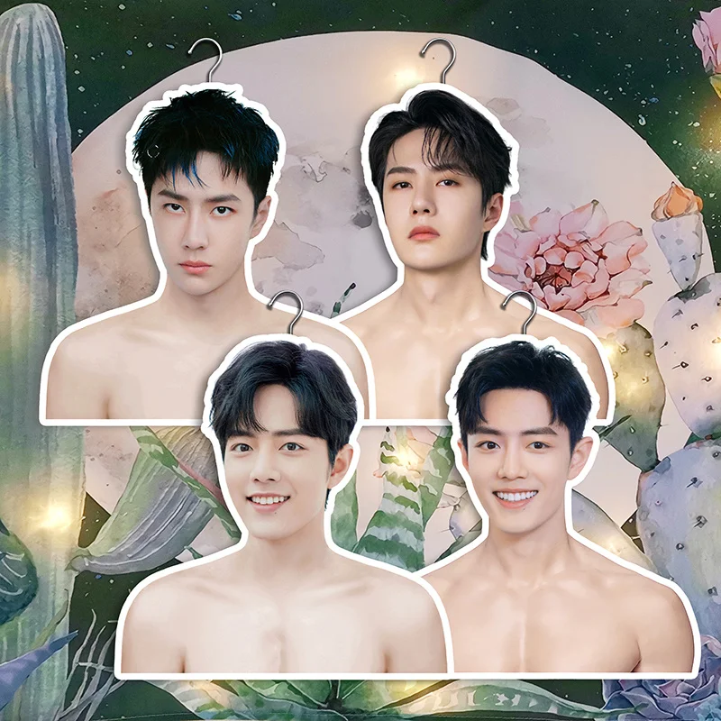 TV The Untamed Superstar Xiao Zhan Wang YiBo bjyx Diy clothes stand Chinese Actor star avatar character merch Home Decor Gifts