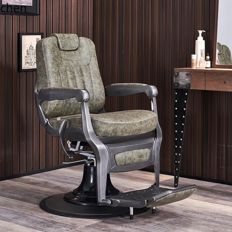 YZ6.15 barber shop oil head chair, special for hair salon, reclining perm and dyeing hair cutting chair