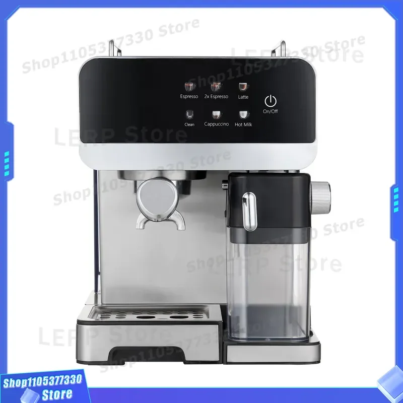 2025 Smart Coffee Machine High Pressure Cappuccino Maker Touch Screen Home Espresso Device Automatic Milk Frother Kitchen