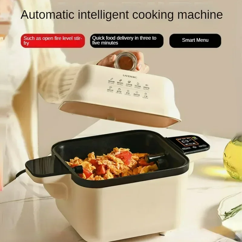 Kitchen Robot Machine 220V Smart Automatic Rotation Stir-frying Smart Frying Robot רובוט חכם Mutfak Robotları Robo De Cozinha