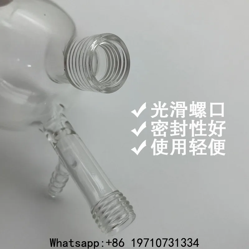 Screw Spherical Reaction Bottle, Anhydrous and Oxygen-free High Vacuum Valve