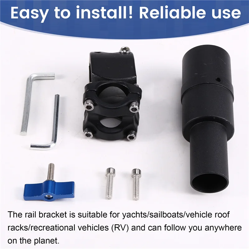 

ABRB-Universal U-Bracket Mount For Starlink V2 Dish Roof Mast To Pole Mounting Adapter For Rvs, Yachts, And Houses