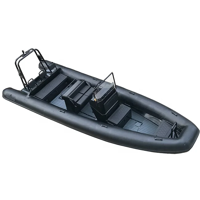 High Performance 700 23ft Aluminum RIB Double Hull Orca/Hypalon/PVC Inflatable Boats for Fishing
