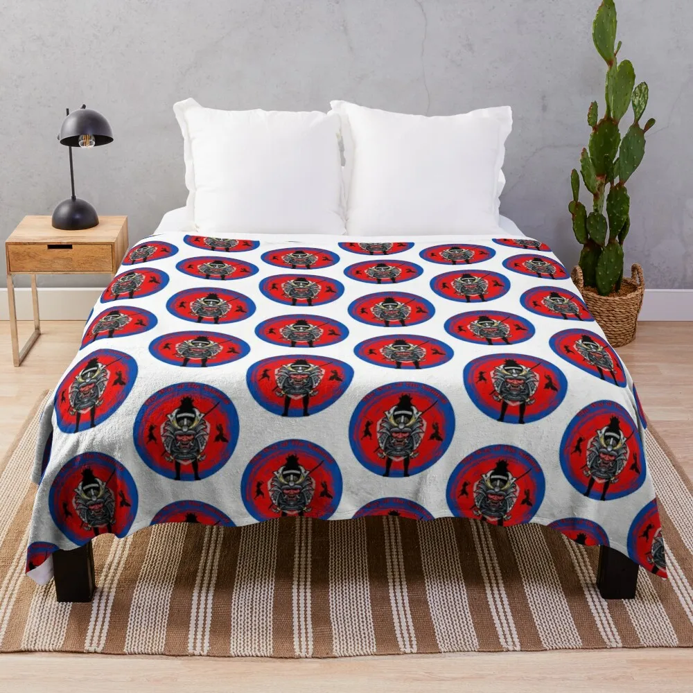 

The Way of The Samurai Throw Blanket Giant Sofa Plaid Flannel Fabric Blankets