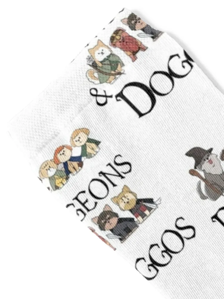 Dungeons And Doggos Cute Socks kids custom sports halloween designer brand Socks Female Men's