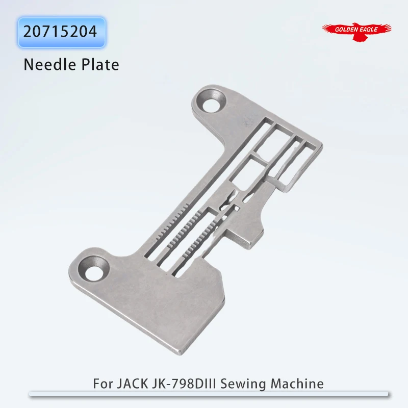 #20715204 (3x5mm) Throat Plate Fit JACK JK-798DIII, JK-905E-03, C3-5-03, C4-5-03 Industrial 5-Thread Overlock Sewing Machines