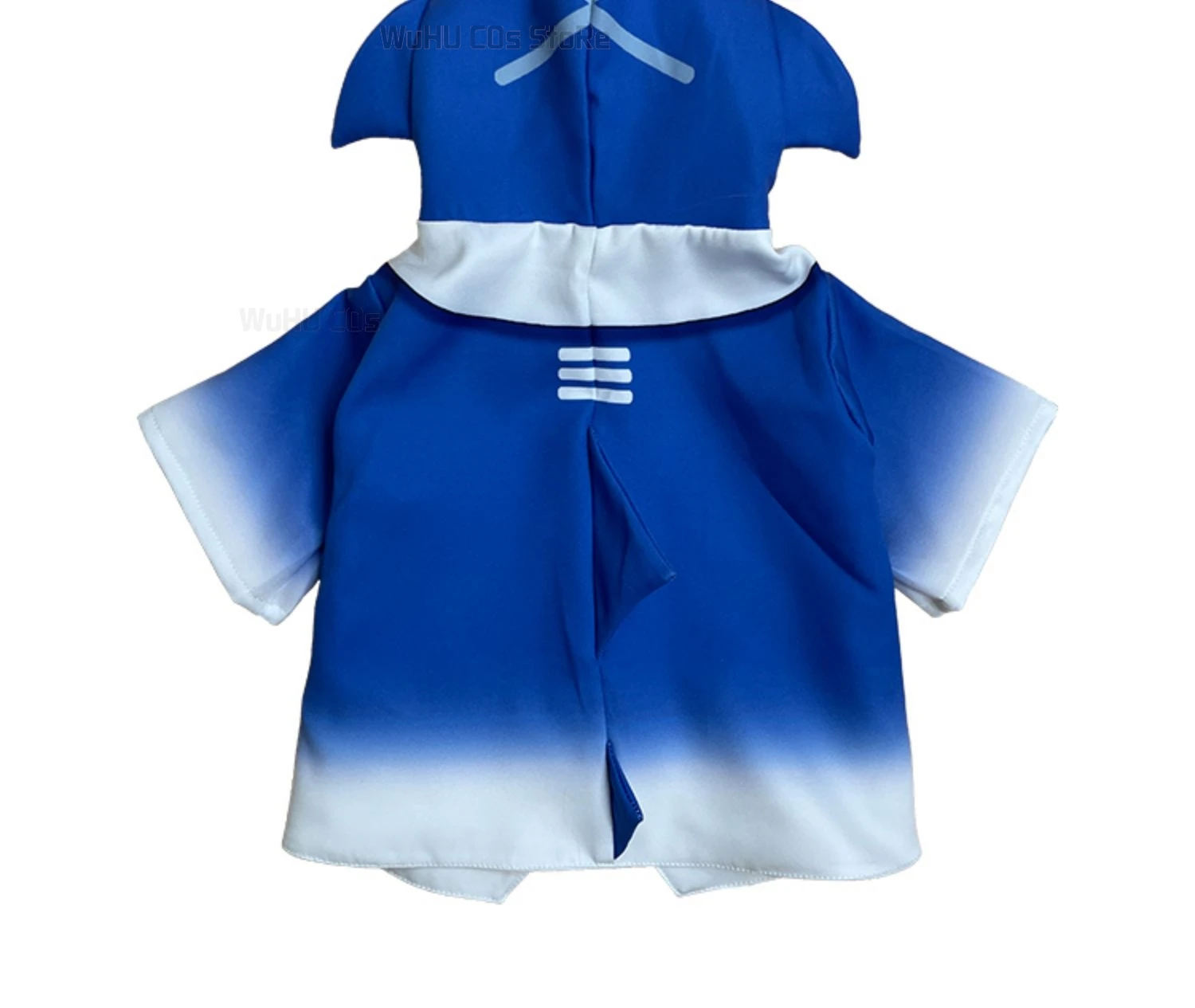 홀로라이브 Vtuber Gawr 구라 고양이 코스프레, 애완 동물 키티 코스튬 DOUJING 귀여운 카와이 상어 고양이 할로윈 애니메이션 코스프레 블루 세트