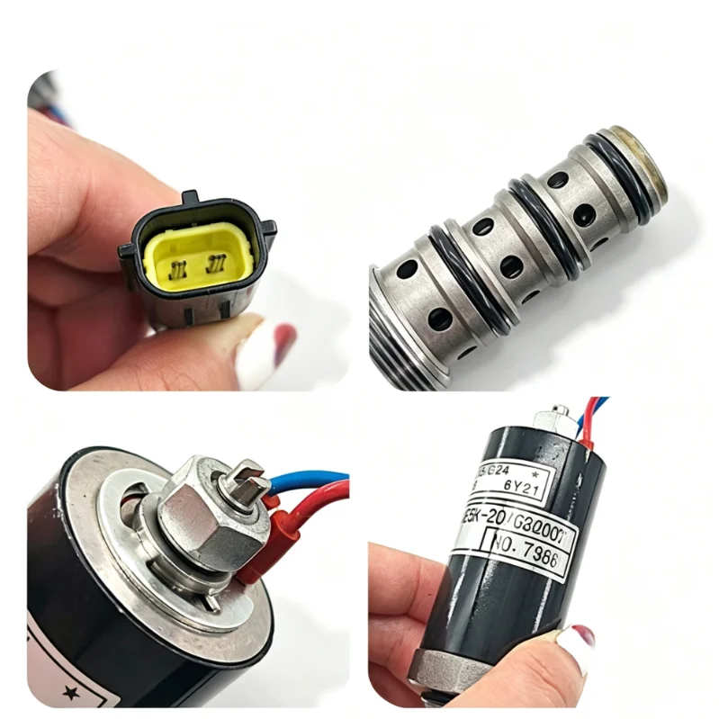 KWE5K-20/G24D07 Solenoid Valve For Liugong 130 Hydraulic Pump Machine Flow Control Replacement Part Industrial Equipment