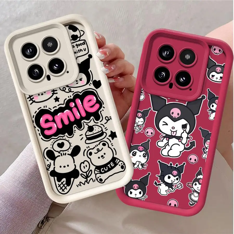 Чехол для Xiaomi Redmi Note 11 10 13 Pro Plus 9S 12 12S 9 12C 10C 11 Lite Poco X3 NFC Силиконовый чехол для телефона Популярный Kuromi Funda