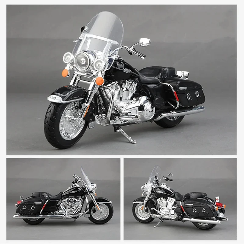 Maisto 1:12 Harley Davidson Motorcycle Diecast Model Harley Flhrc Road King H-D 2021 Street750 Alloy Luxury Vehicle Toy Kid Gift