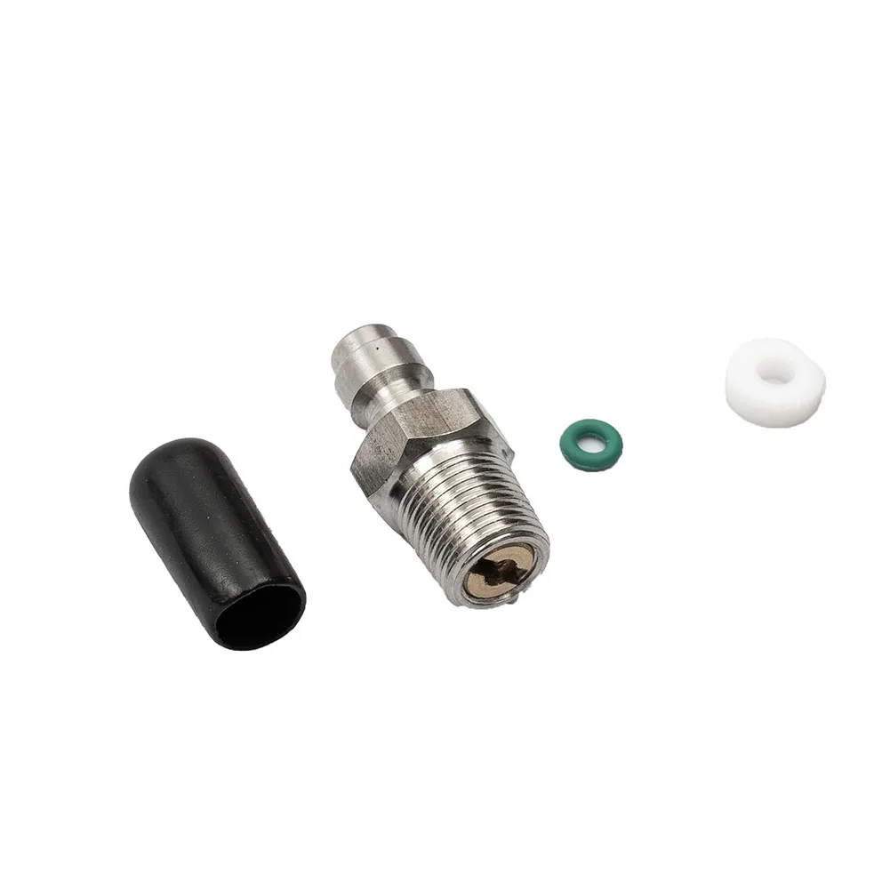 8mm Male Thread Quick Connect Valve PCP Filling With Valve M10/18NPT/18BSPP Male Connector For High Pressure Pumps Tool