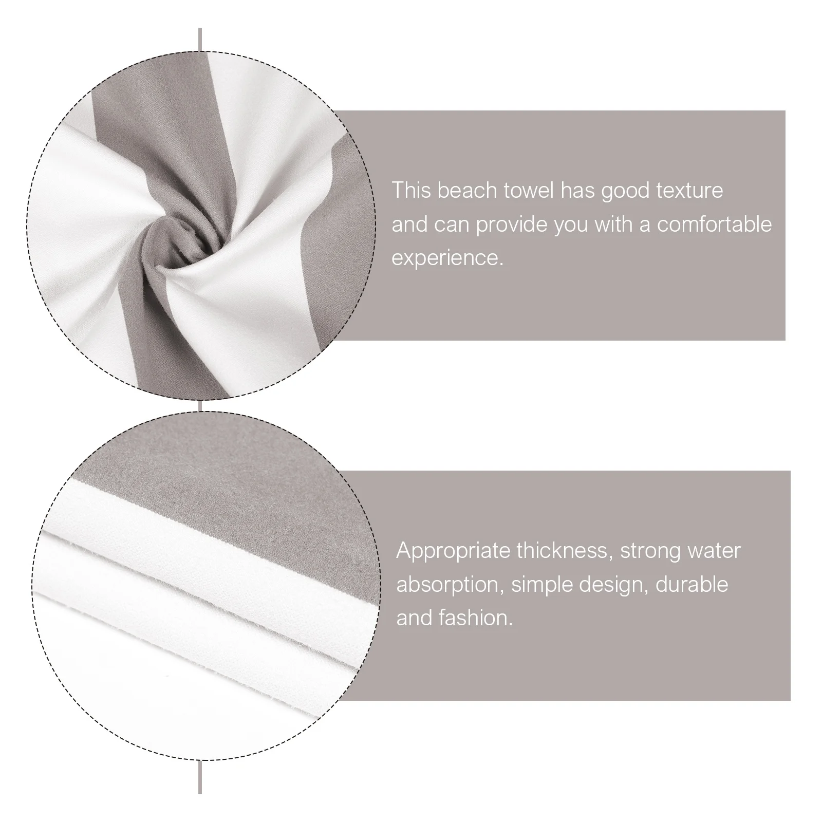 

1 set Beach Towel Large -Drying Super Absorbent For Travel Pool Outdoor Swimming Decorative Comfortable Skin-Friendly