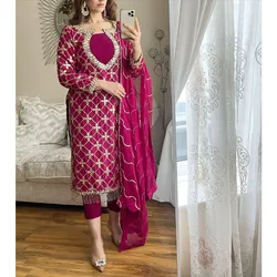 Salwar Kameez PakistanI Indian Wedding Party Dress Polaroid Suit Clothing